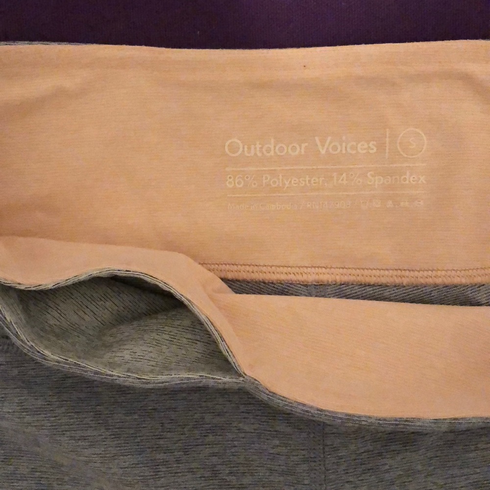 NWOT Outdoor Voices 7/8 Springs Leggings - Picture 4 of 5